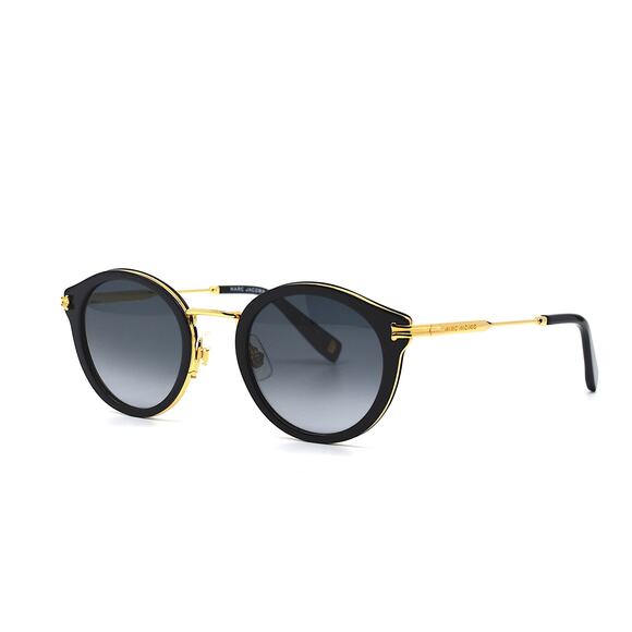MARC JACOBS 1017/S 807 GOLD/BLACK GREY AUTHENTIC SUNGLASSES - Picture 1 of 12